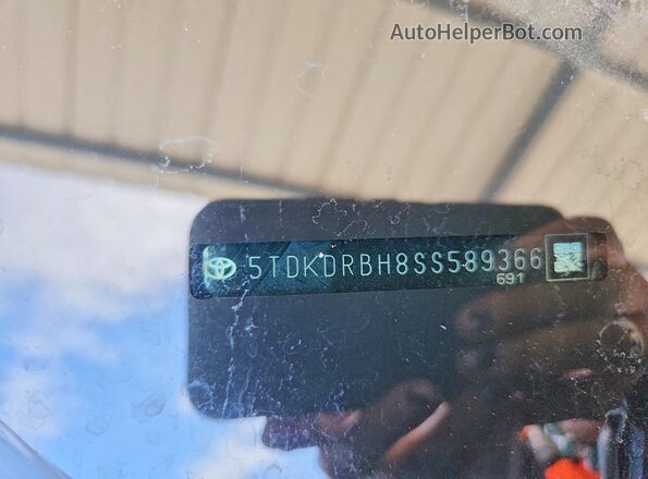 5TDKDRBH8SS589366 2025 TOYOTA HIGHLANDER Black სალონის 360-გრადუსიანი ხედი