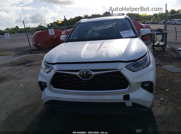 5TDKDRBH9PS016757 2023 TOYOTA HIGHLANDER Белый Вид щитка приборов
