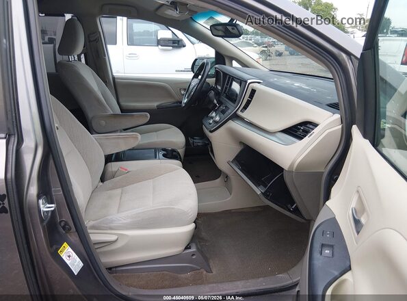 5TDKK3DC0GS754502 2016 TOYOTA LE Gray Вид салону спереду