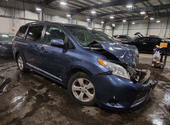 5TDKK3DC3GS737404 2016 TOYOTA SIENNA Blue Առջևի աջ