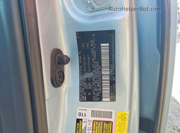 5TDKK3DC4GS691064 2016 TOYOTA SIENNA Синий Вид наклейки с VIN-кодом