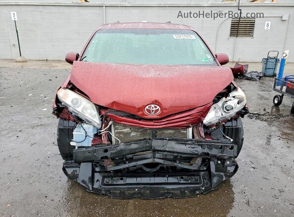5TDKK3DC4GS716934 2016 TOYOTA SIENNA Бордовый Вид спереди
