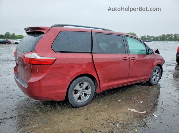 5TDKK3DC4GS716934 2016 TOYOTA SIENNA Бордовый Задняя правая четверть