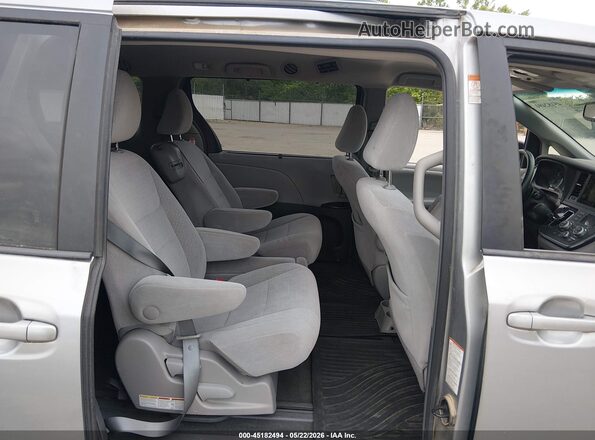 5TDKK3DC4GS717887 2016 TOYOTA SIENNA Gray VIN კოდის სტიკერის ხედი