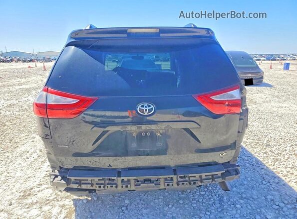5TDKK3DC4GS755751 2016 TOYOTA SIENNA Black Հետևի տեսք