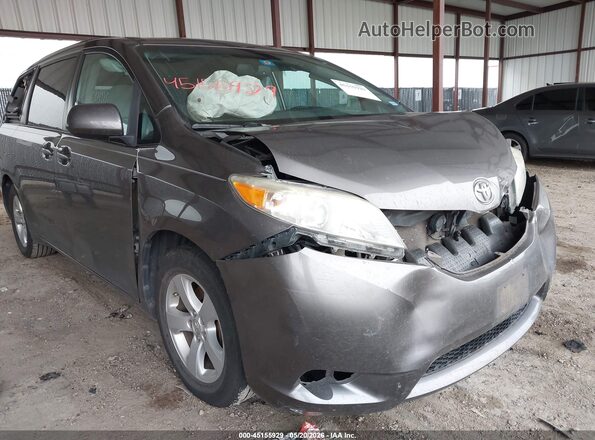 5TDKK3DC5GS741647 2016 TOYOTA SIENNA Gray წინა ხედი