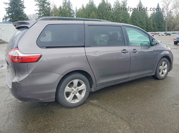 5TDKK3DC9GS746480 2016 TOYOTA SIENNA Gray Tył prawy