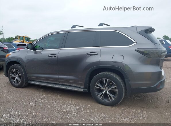 5TDKKRFH0GS178082 2016 TOYOTA HIGHLANDER Gray Панорамний вид салону 360°