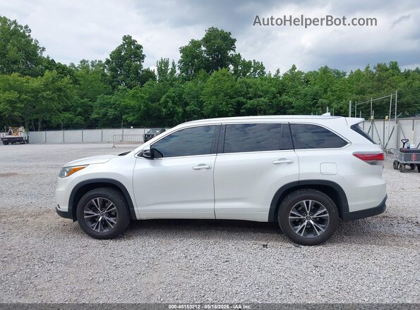 5TDKKRFH2GS155435 2016 TOYOTA HIGHLANDER White Панорамний вид салону 360°