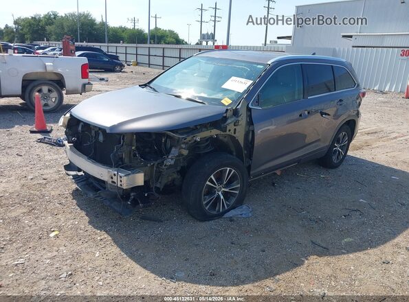 5TDKKRFH6GS155759 2016 TOYOTA HIGHLANDER Gray Передня ліва чверть