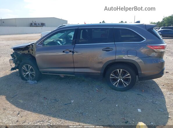5TDKKRFH6GS155759 2016 TOYOTA HIGHLANDER Gray Панорамний вид салону 360°