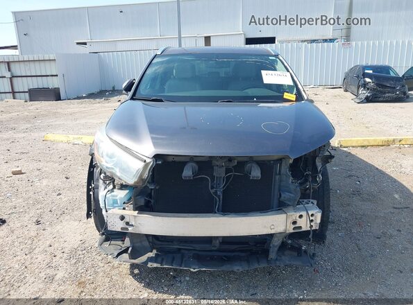 5TDKKRFH6GS155759 2016 TOYOTA HIGHLANDER Gray Вид щитка приладів