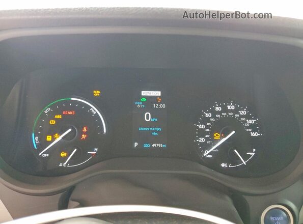 5TDKRKEC0PS172226 2023 TOYOTA SIENNA Белый Вид щитка приборов