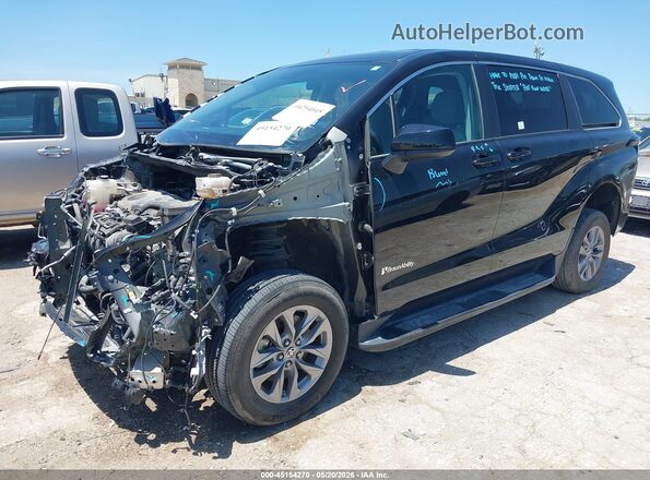 5TDKRKEC0RS191572 2024 TOYOTA SIENNA Black Vista tres cuartos delantera izquierda