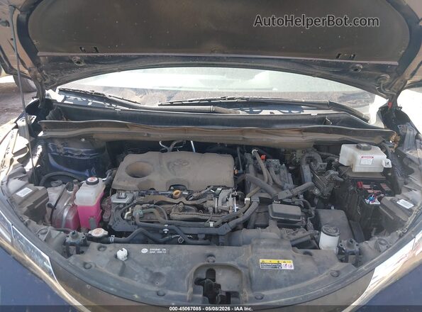 5TDKRKEC5MS056189 2021 TOYOTA LE Blue Հետևի տեսք