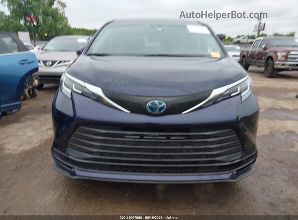 5TDKRKEC5MS056189 2021 TOYOTA LE Blue Սարքավորումների վահանակի տեսք