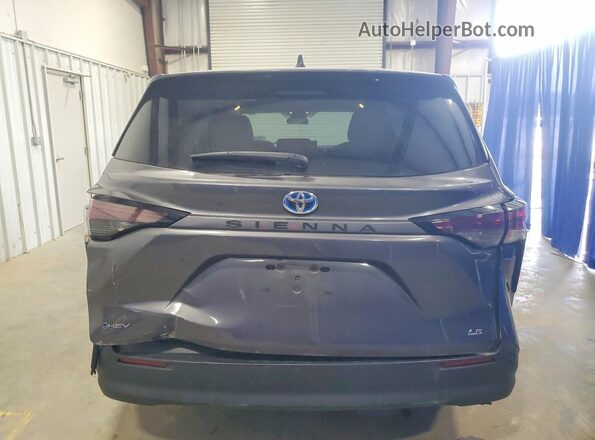 5TDKRKEC6SS225133 2025 TOYOTA LE Gray Vista trasera