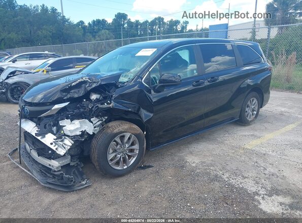 5TDKRKEC6SS231823 2025 TOYOTA SIENNA Black Vista tres cuartos delantera izquierda
