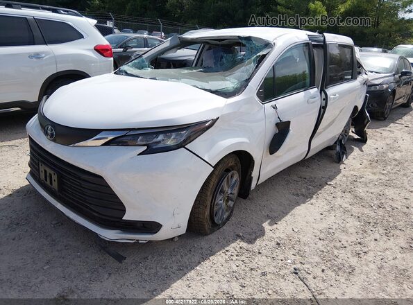 5TDKSKFC0MS025578 2021 TOYOTA SIENNA White წინა მარცხენა ხედი სამი მეოთხედიდან