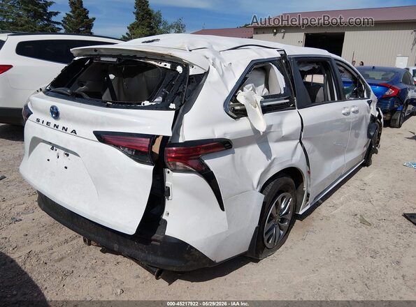 5TDKSKFC0MS025578 2021 TOYOTA SIENNA White უკანა მარჯვენა