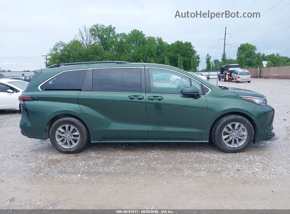 5TDKSKFC1PS080478 2023 TOYOTA SIENNA Green Vista interior trasera