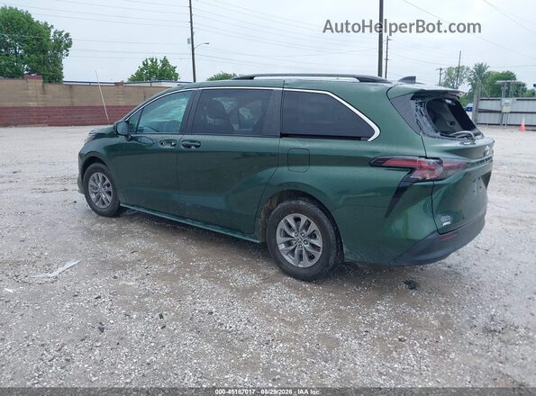 5TDKSKFC1PS080478 2023 TOYOTA SIENNA Green Trasero izquierdo