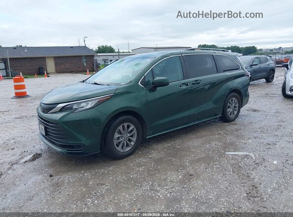 5TDKSKFC1PS080478 2023 TOYOTA SIENNA Green Vista tres cuartos delantera izquierda