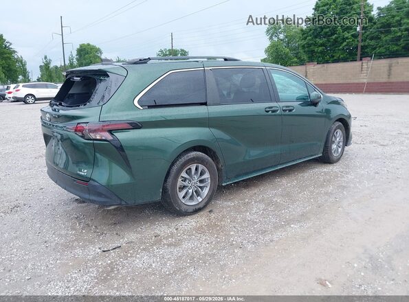 5TDKSKFC1PS080478 2023 TOYOTA SIENNA Green Trasero derecho