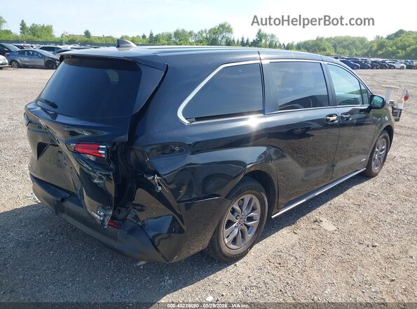 5TDKSKFC2MS026389 2021 TOYOTA SIENNA Black Задня права чверть