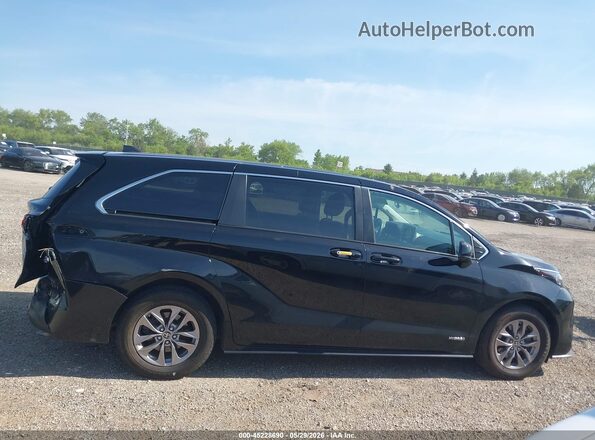 5TDKSKFC2MS026389 2021 TOYOTA SIENNA Black Панорамний вид салону 360°