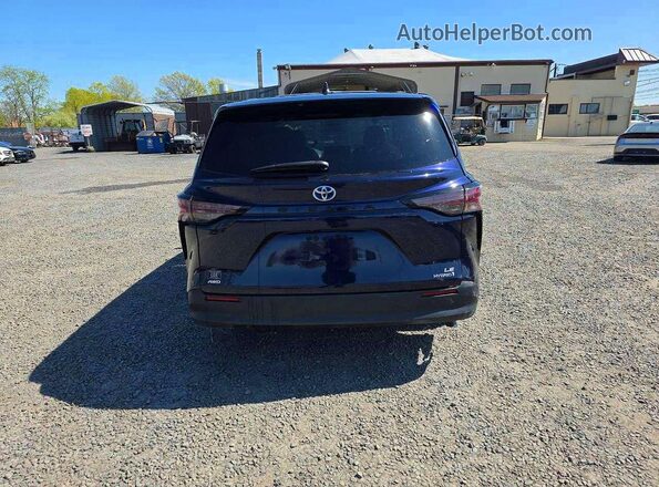 5TDKSKFC5RS136232 2024 TOYOTA SIENNA Blue Вид ззаду