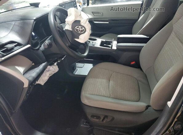 5TDKSKFC8PS074547 2023 TOYOTA SIENNA Black Вид салону спереду