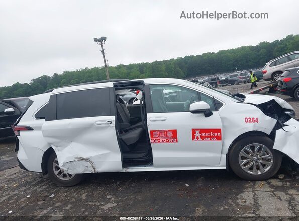 5TDKSKFCXNS044043 2022 TOYOTA SIENNA White ხელსაწყოთა პანელის ხედი