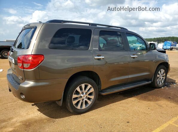 5TDKY5G15GS064653 2016 TOYOTA SEQUOIA Желто-коричневый Задняя правая четверть