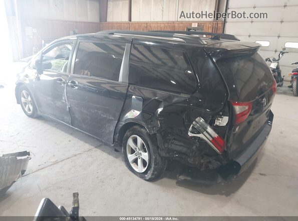 5TDKZ3DC1JS944456 2018 TOYOTA SIENNA Black Հետևի ձախ