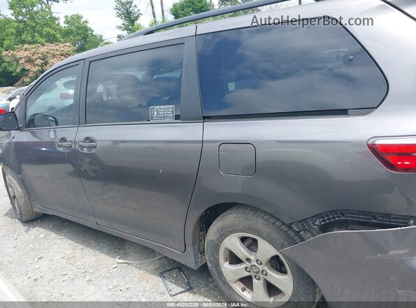 5TDKZ3DC2KS016740 2019 TOYOTA SIENNA Gray სალონის 360-გრადუსიანი ხედი