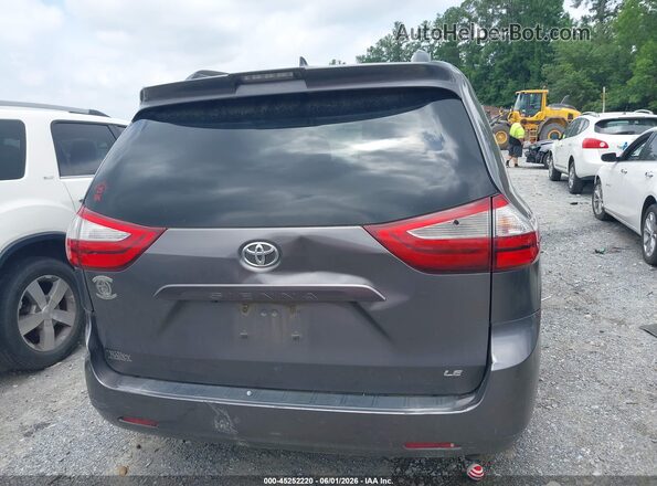5TDKZ3DC2KS016740 2019 TOYOTA SIENNA Gray 