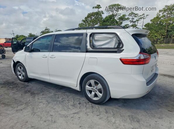 5TDKZ3DC3HS786227 2017 TOYOTA SIENNA White Trasero izquierdo