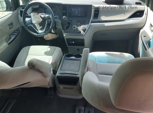 5TDKZ3DC3HS786227 2017 TOYOTA SIENNA White Vista del salpicadero