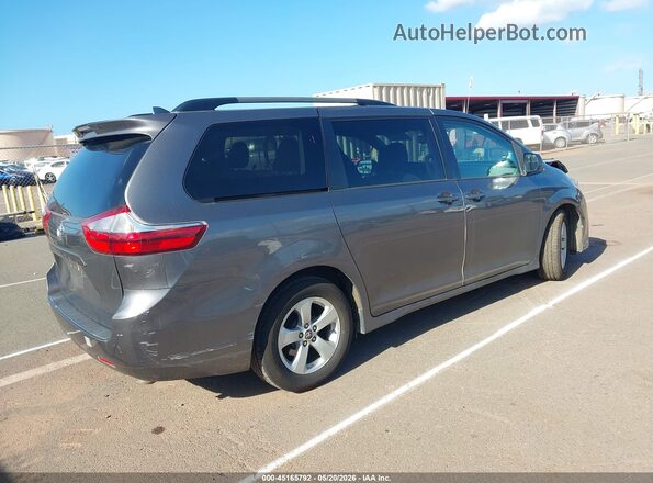 5TDKZ3DC4JS901875 2018 TOYOTA SIENNA Серый Задняя правая четверть