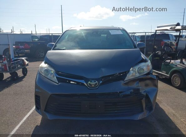 5TDKZ3DC4JS901875 2018 TOYOTA SIENNA Серый Вид щитка приборов