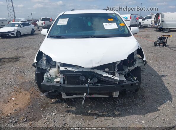 5TDKZ3DC4LS068145 2020 TOYOTA SIENNA White Widok zestawu wskaźników