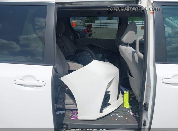 5TDKZ3DC4LS068145 2020 TOYOTA SIENNA White Widok naklejki z numerem VIN