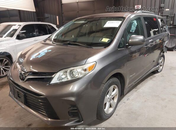 5TDKZ3DC4LS087102 2020 TOYOTA SIENNA Gray Front left
