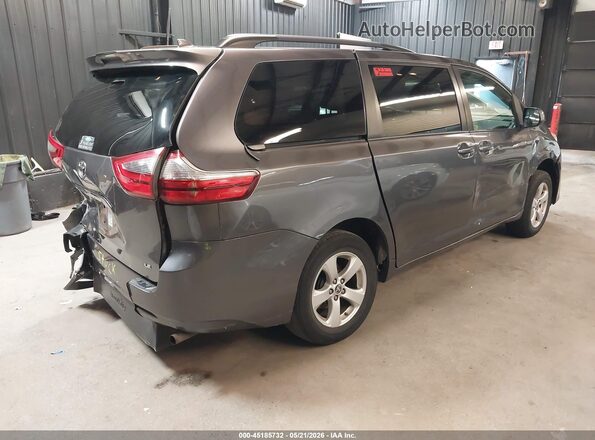 5TDKZ3DC4LS087102 2020 TOYOTA SIENNA Gray Rear right