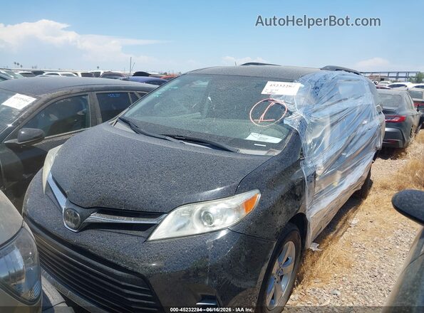 5TDKZ3DC5LS047269 2020 TOYOTA SIENNA Black Vista tres cuartos delantera izquierda