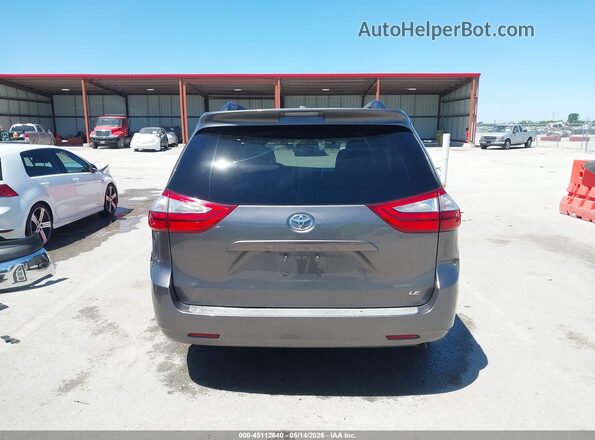 5TDKZ3DC6HS800928 2017 TOYOTA SIENNA Gray 