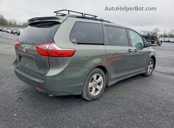5TDKZ3DC6LS043280 2020 TOYOTA SIENNA Gray Rear right