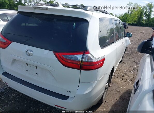 5TDKZ3DC6LS049659 2020 TOYOTA SIENNA White Rear right