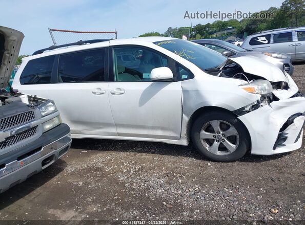 5TDKZ3DC6LS049659 2020 TOYOTA SIENNA White Rear interior view
